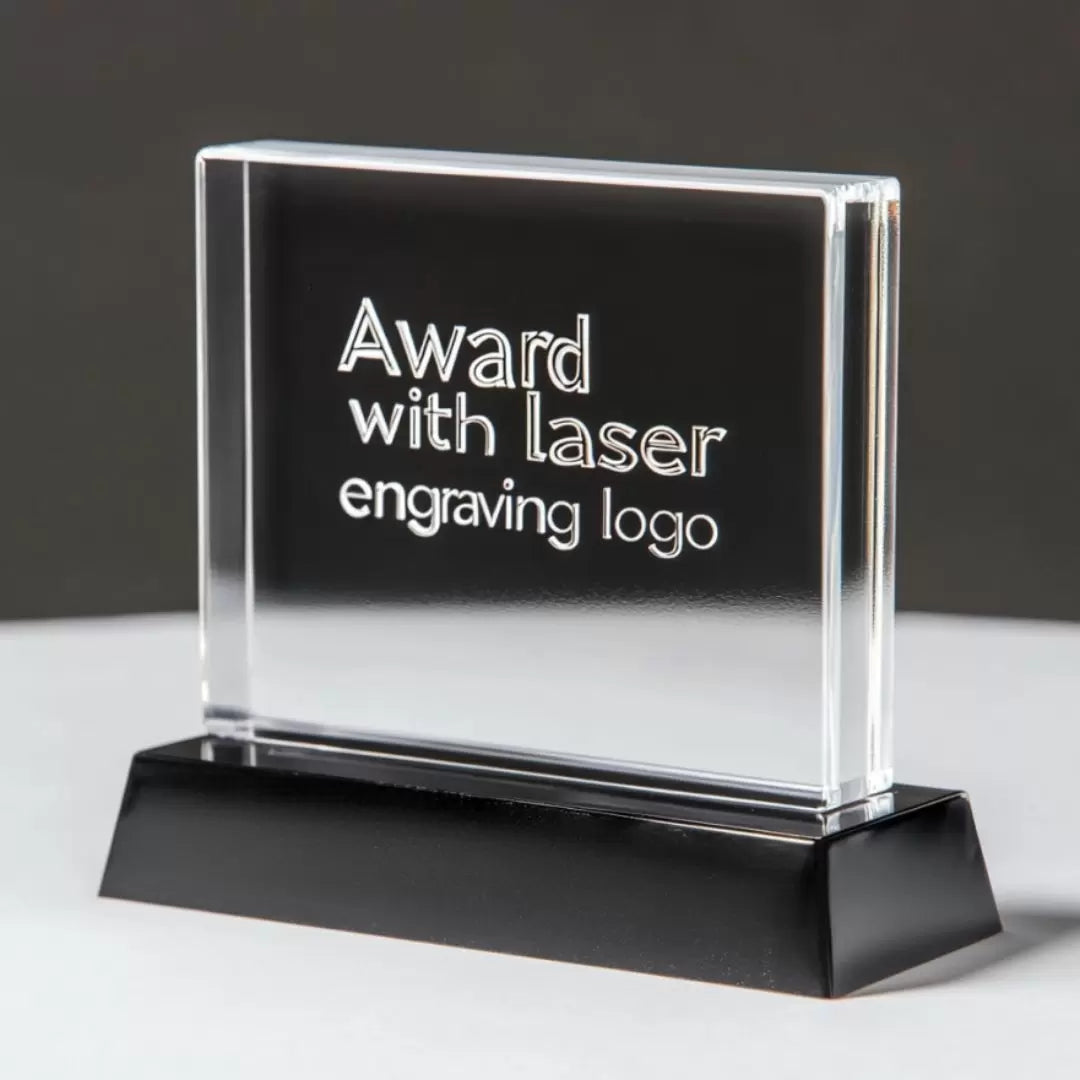 TROFEO GRABADO EN LASER Y SERIGRAFIA