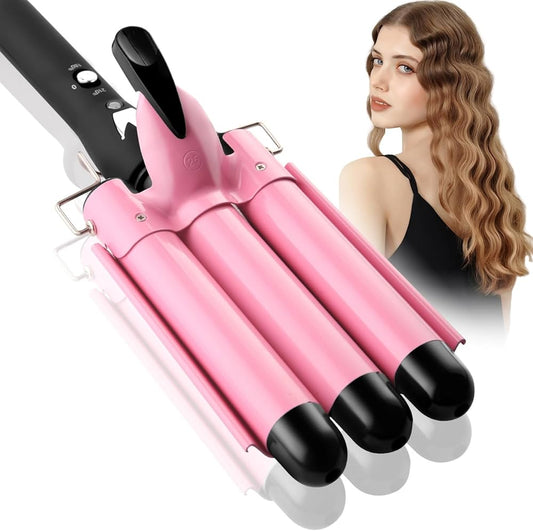 PLANCHA RIZADORA DE CABELLO DE 3 BARRILES