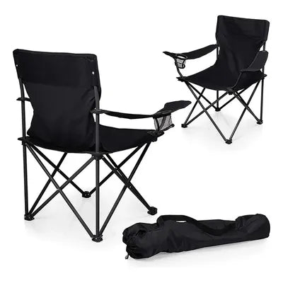 SILLA PLAYERA GRANDE PLEGABLE PORTA VASOS