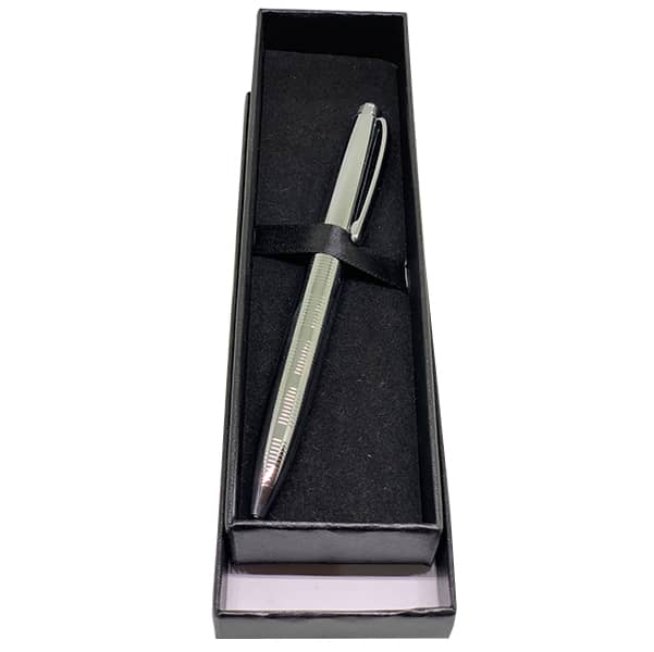BOLIGRAFO METAL PLATA